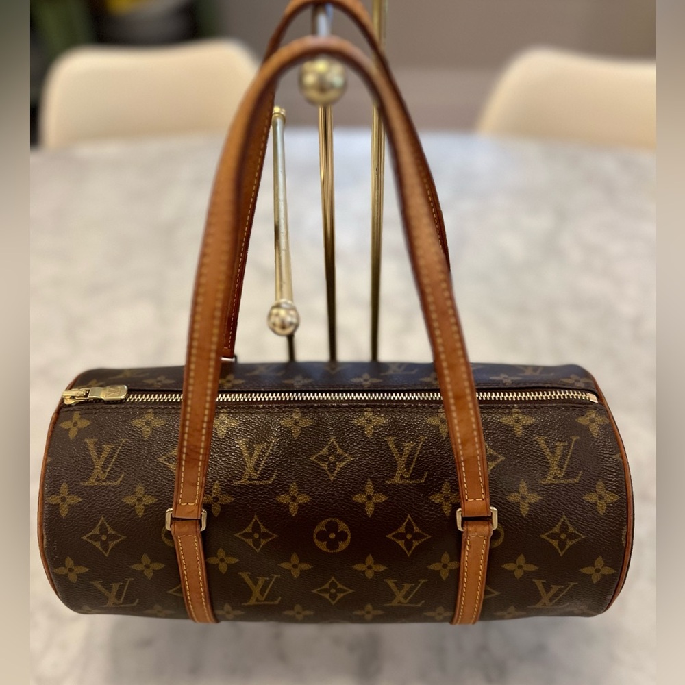 LOUIS VUITTON Monogram Canvas Papillon 30 Top Handle Bag - Picture 4 of 14